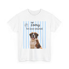 Personalized Pet Photo Shirt, Custom Dog Portrait Tee, Pet Name & Adoption Year Shirt
