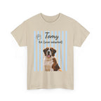 Personalized Pet Photo Shirt, Custom Dog Portrait Tee, Pet Name & Adoption Year Shirt