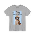 Personalized Pet Photo Shirt, Custom Dog Portrait Tee, Pet Name & Adoption Year Shirt