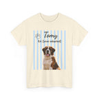Personalized Pet Photo Shirt, Custom Dog Portrait Tee, Pet Name & Adoption Year Shirt