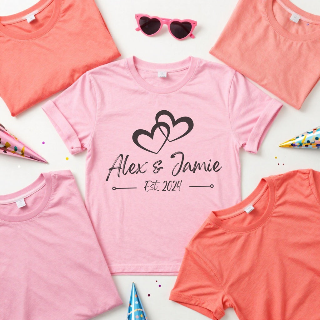 Anniversary T-Shirt Design | Couple Shirt Digital Download | Wedding Anniversary SVG PNG