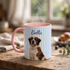 Personalized Dog Portrait Mug | Custom Pet Photo Coffee Cup