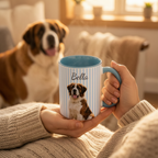 Personalized Dog Portrait Mug | Custom Pet Photo Coffee Cup